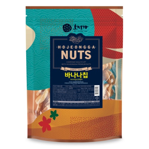 [호정식품] 호정가 넛츠 바나나칩 (봉지) 400g
